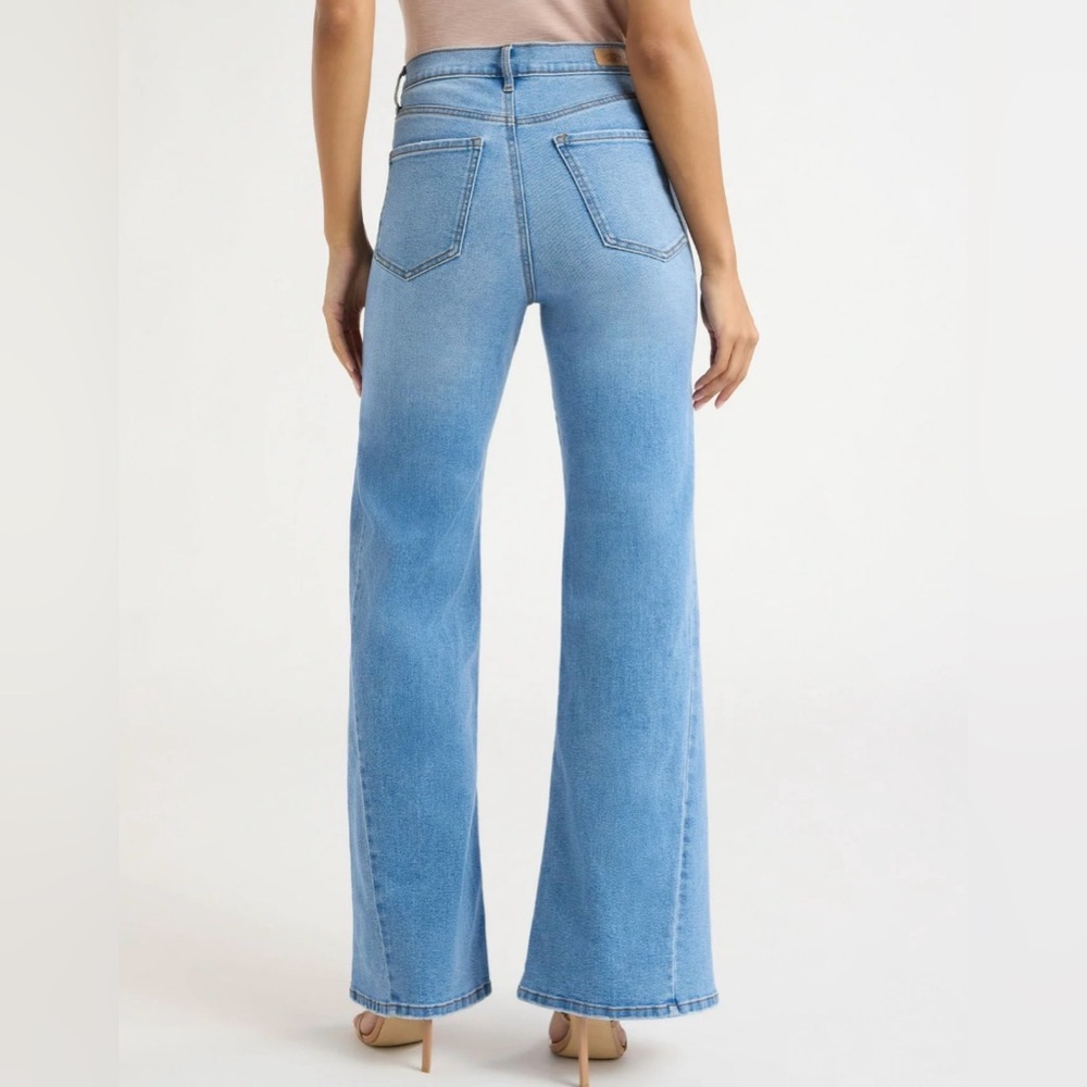 Sofia Jeans Women's Margot Wide Tri Inset High Rise Jeans - Picture 6 of 10